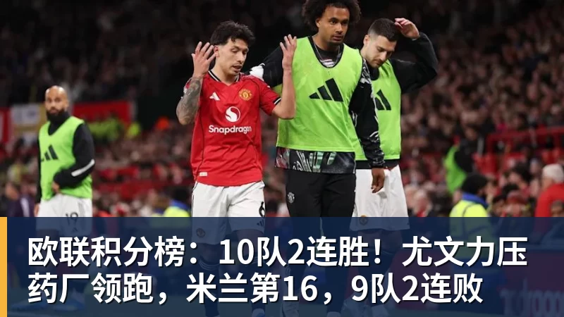 PG电子欧联积分榜：10队2连胜！尤文力压药厂领跑，米兰第16，9队2连败